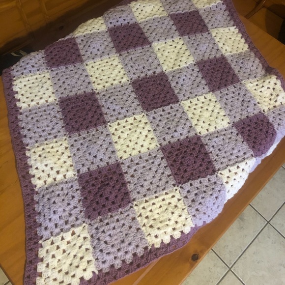 🖤 Crochet Baby Blanket. - Picture 1 of 3